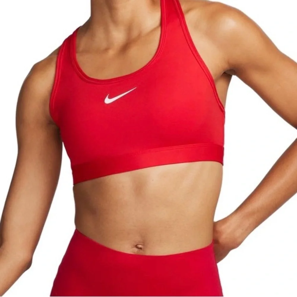 Nike Dri Fit Classic Red Sports Bra. Size S EUC